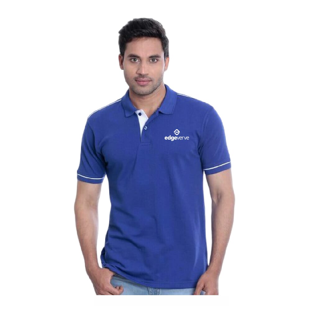 Grass Men's Polo T-shirt Blue color 